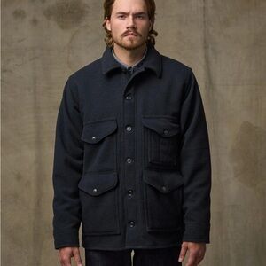 FILSON - Mackinaw Cruiser Jacket - Size 44 Charcoal - Wool - Deadstock - Rare!